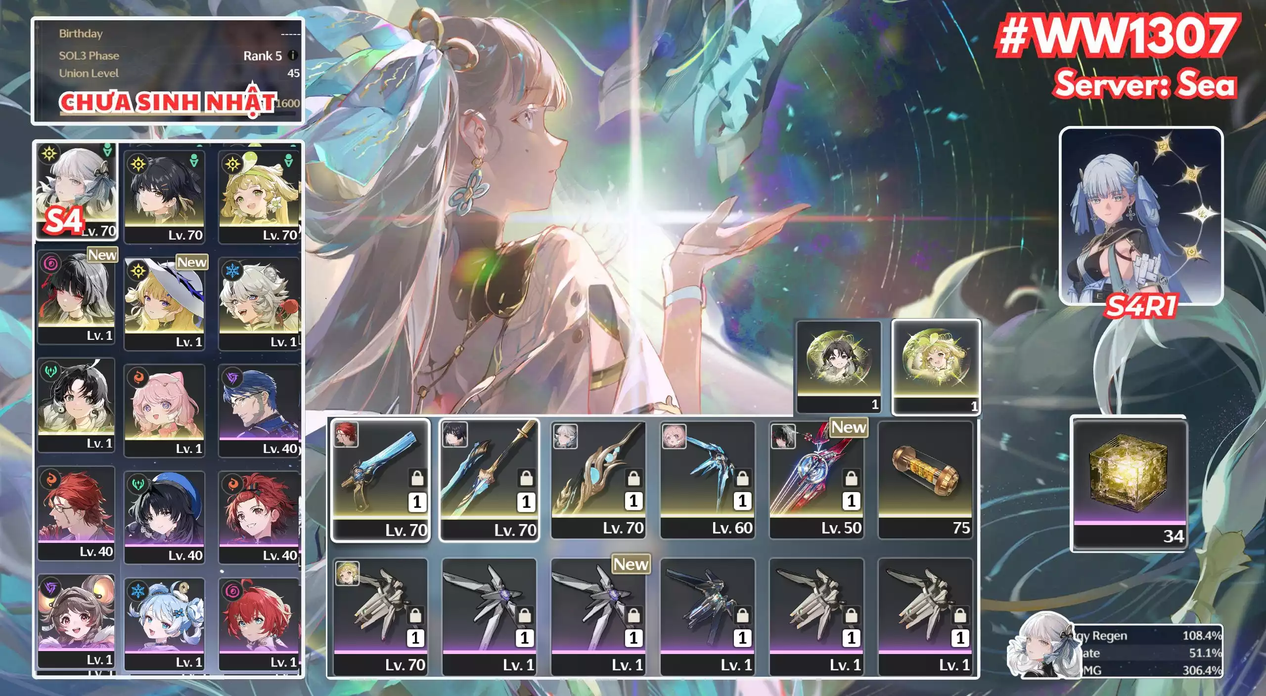 [ ACC VIP ] WW1307 JINHSI R4A1 + Chisa R0A1 + Phoebe