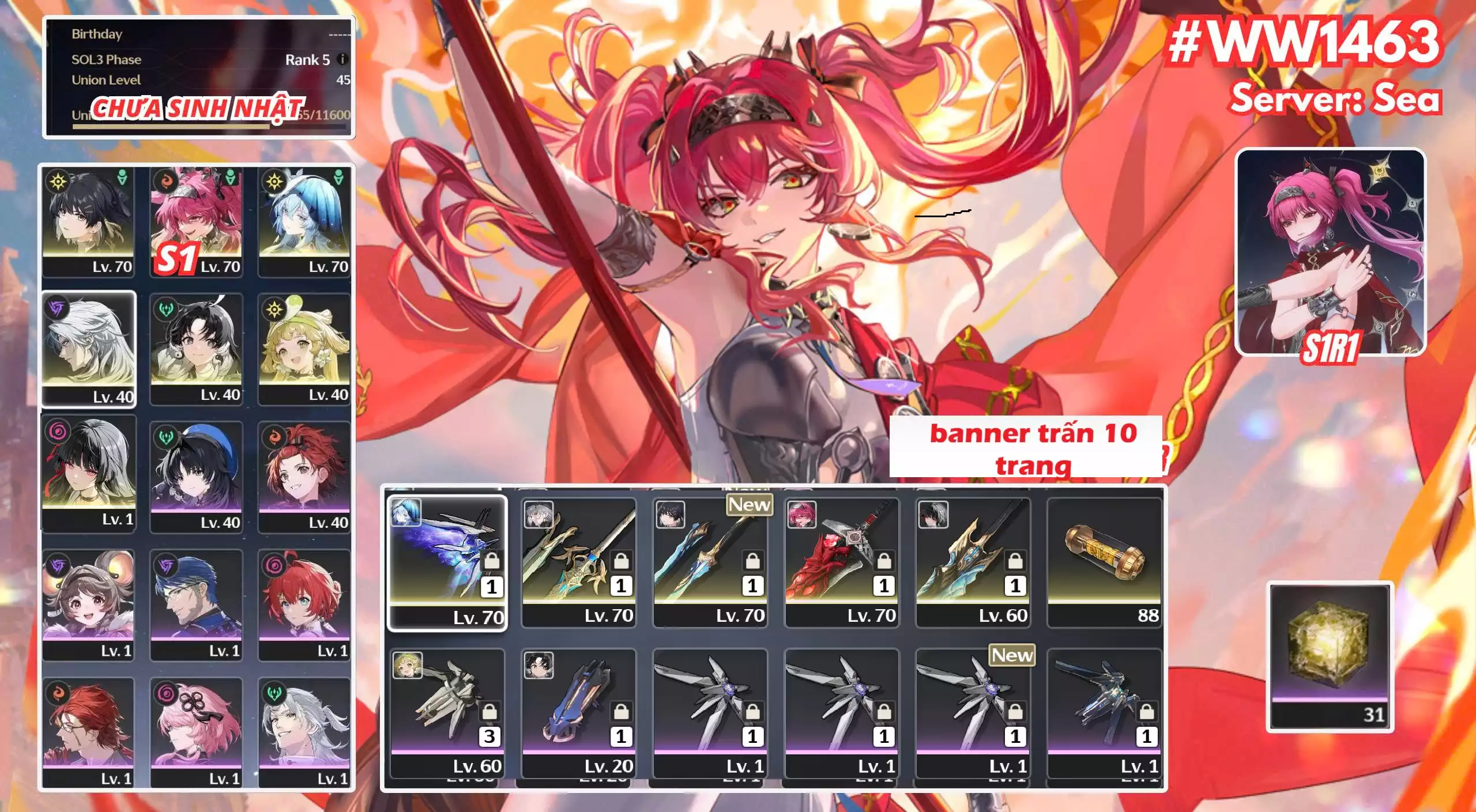 [ ACC VIP ] WW1463 SHOE R0A1 + LUPA R1A1 + Chisa