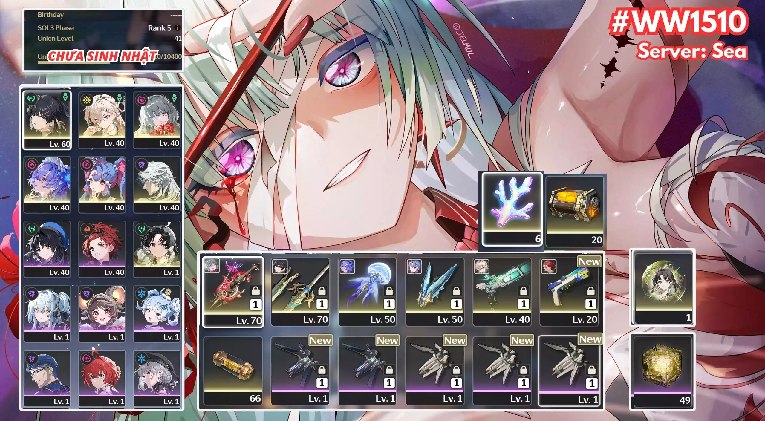 [ ACC VIP ] WW1510 Phrolova R0A1 + ROCCI + Canta R0A1 + Lynae R0A1