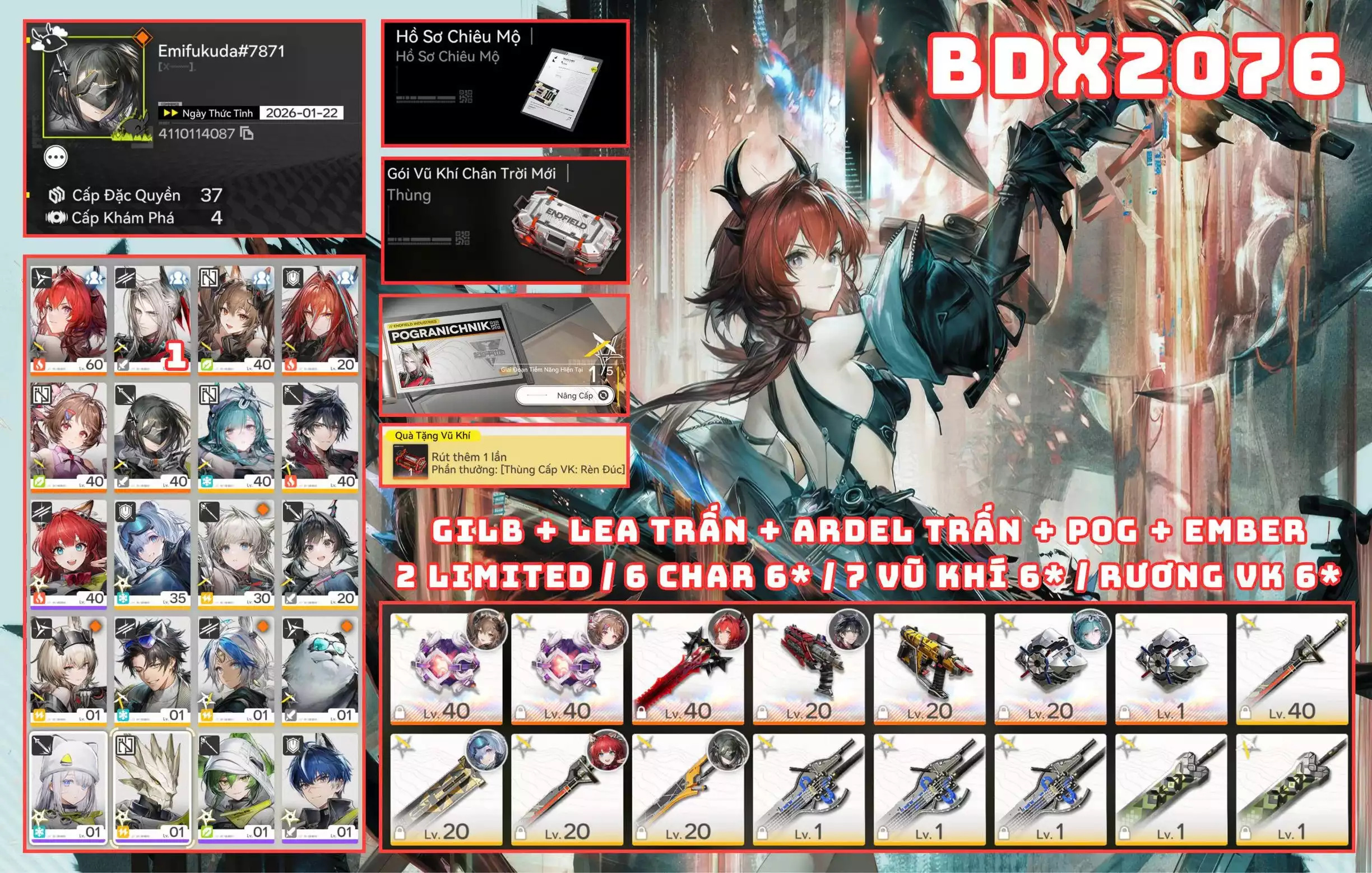 BDX2076 - HÀNG 2 LIMITED / 1 TRẤN GIÁ CỰC TỐT CHO AE