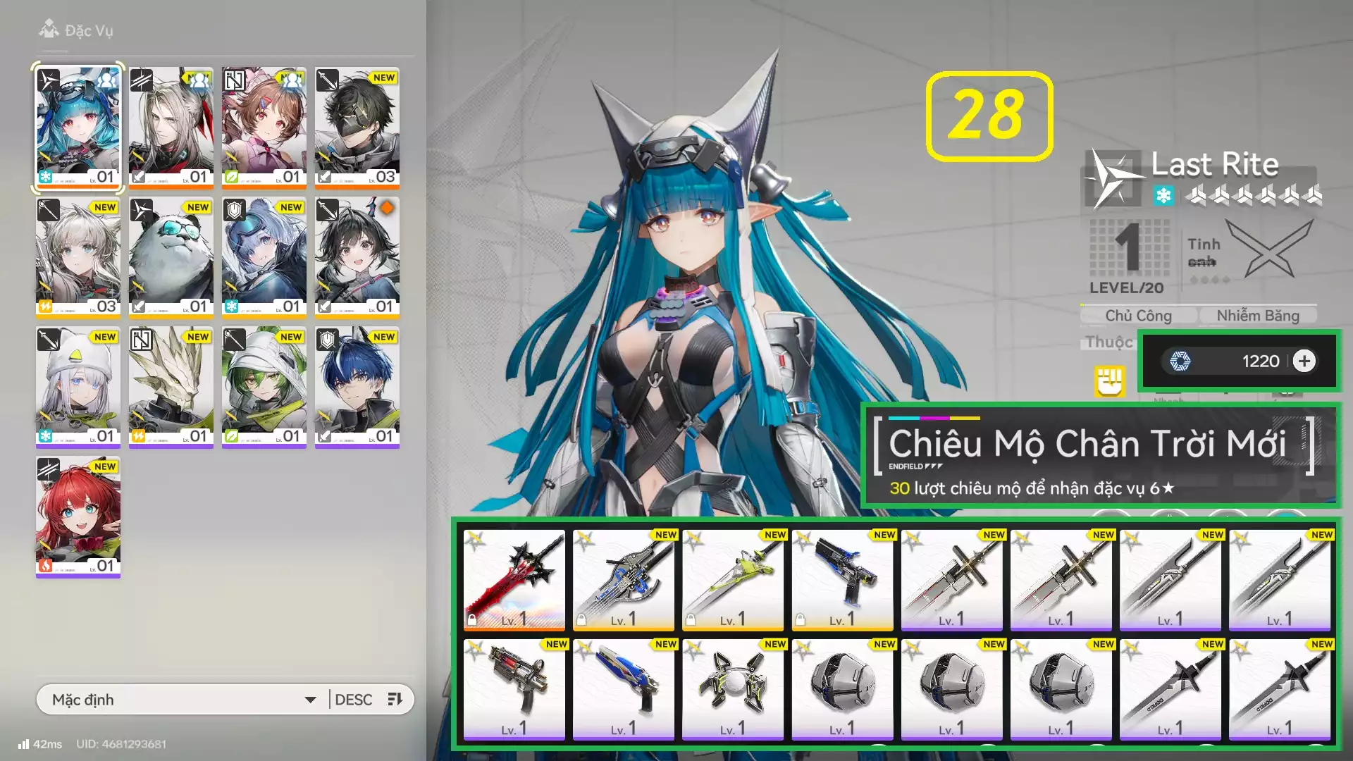 Last Rite + Pog Ar2 Full tài nguyên, còn banner TT, có nút nhảy - Team đẹp giá rẻ phù hợp trải nghiệm game từ đầu