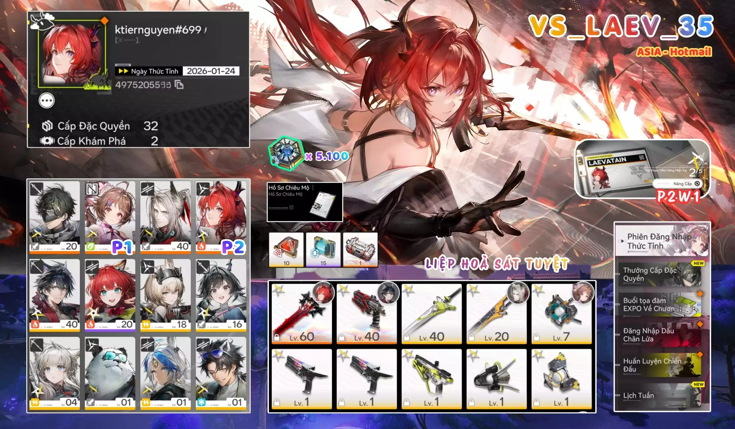 [ VS_LAEV_35 LIỆP HOẢ SÁT TUYỆT! ] LAEVATAIN P2 TRẤN + ARDELIA P1 + POGRA -{ FREE 10 VÉ BANNER LIMIT SAU + 5.100 TOKEN ROLL TRẤN }- CÒN NHIỀU QUEST / EVENT!