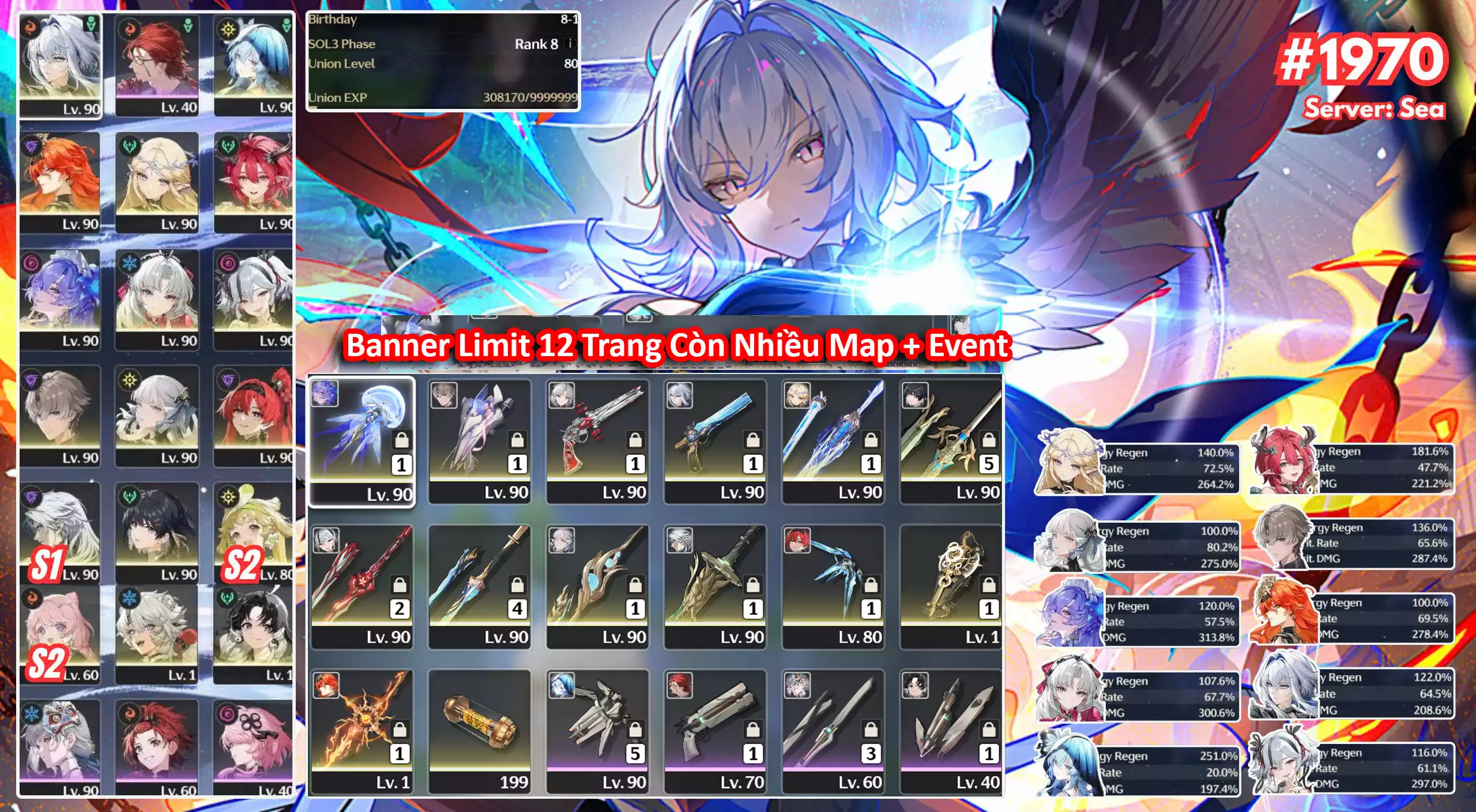 [Siêu Phẩm ] Th-816 Galbrena + Shorekeeper + Augusta (Trấn) + Carterthyia (Trấn) + Ciaccona + Cantarella (Trấn) + Carlotta (Trấn) + Camellya (Trấn) + Yao (Trấn) + Jinhsi (Trấn) + Yilin + Calcharo (Trấn Long)