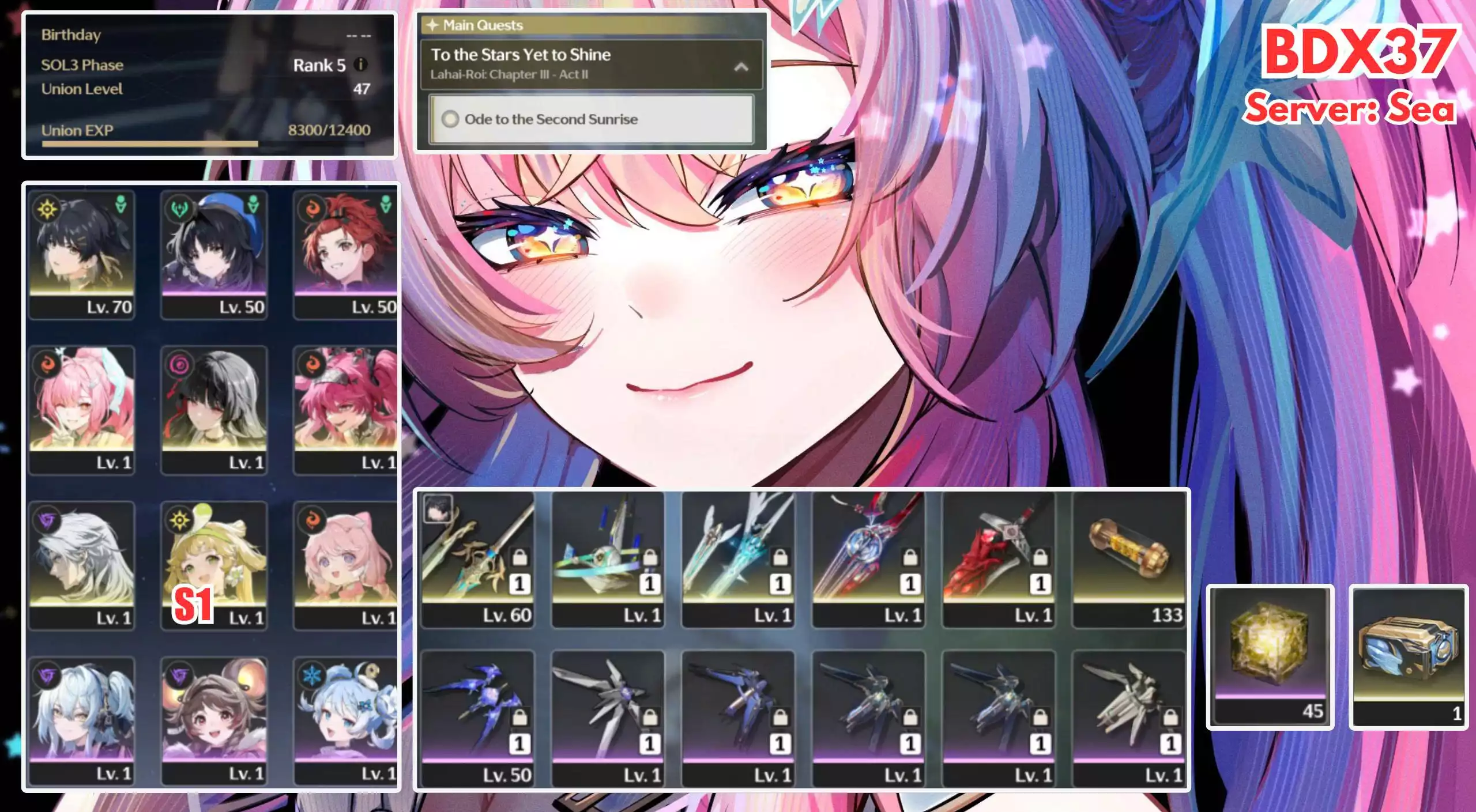 W37 - 3 CHAR 3 TRẤN CHAR TOP META CHO AE