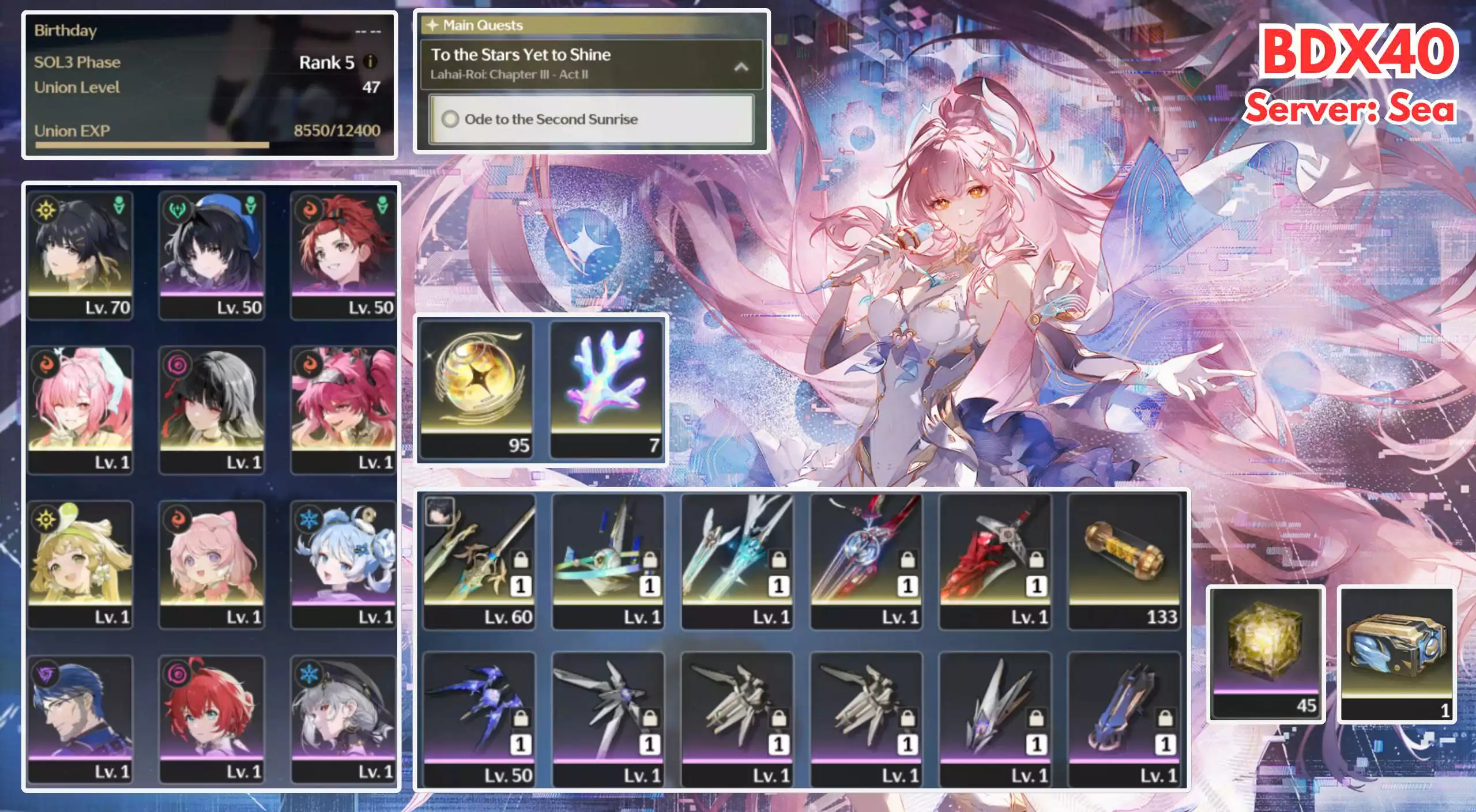 W40 - 3 CHAR 3 TRẤN TOP META CHO AE / 95 VÉ LIMITED