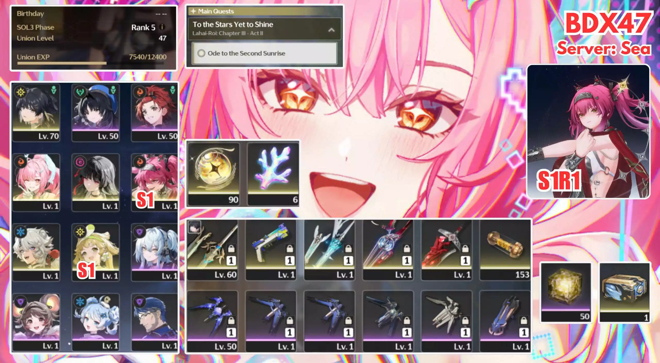 W47 - 3 CHAR 3 TRẤN TOP META CHO AE  / 90 VÉ LIMITED