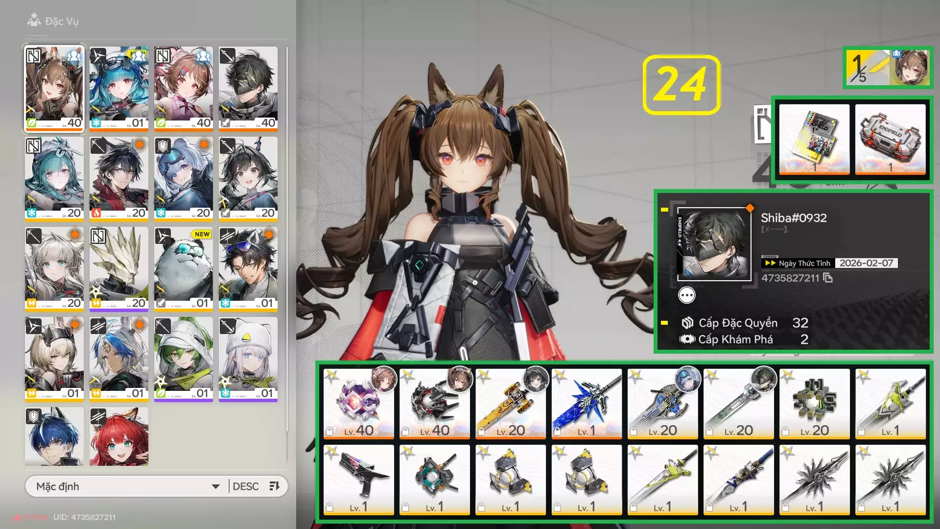 Gil E1 Trấn + Last Rite - Team đẹp giá rẻ phù hợp trải nghiệm game từ đầu - Free chọn thêm 1 char 6s