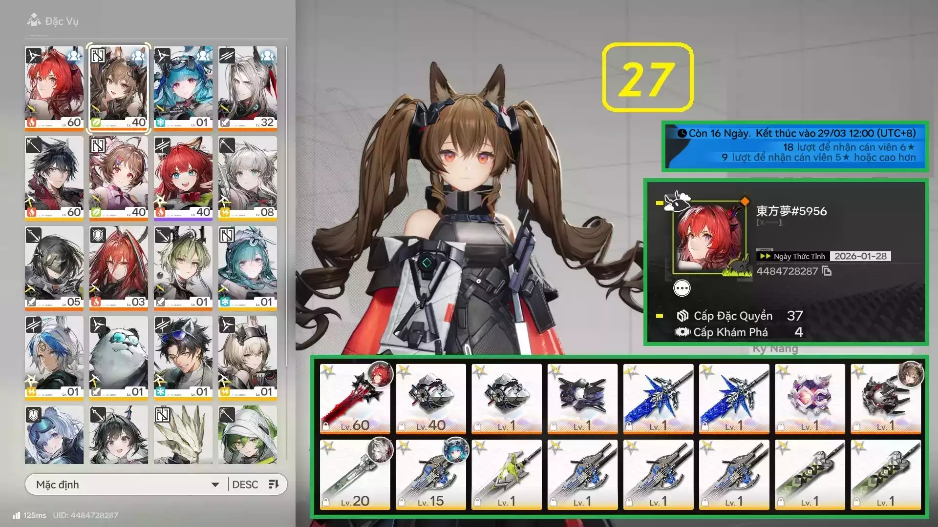 2 Limit: Laeva Trấn + Gil Trấn + Last Rite - Team đẹp giá rẻ cho ae trải nghiệm game - Banner gần nổ char 6s