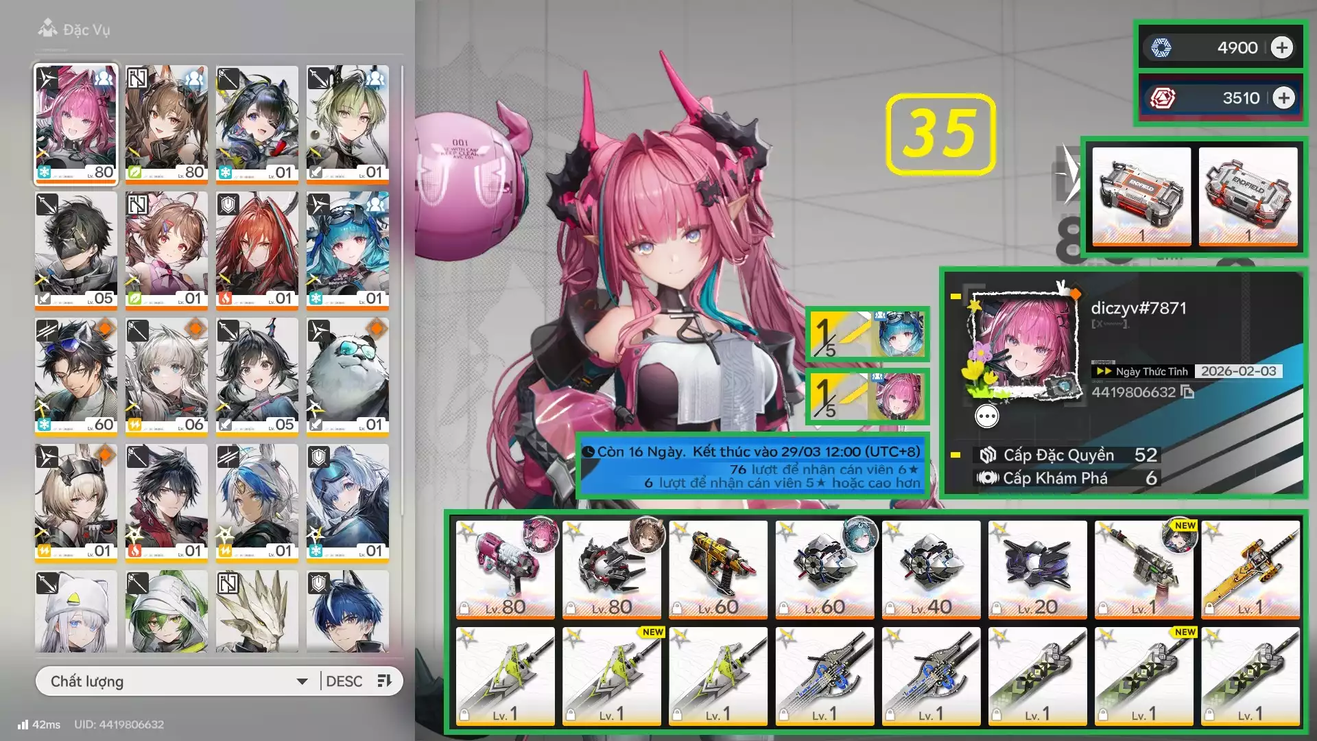 3 Limit: Yvon E1 Trấn + Gil Trấn + Tangtang Trấn - Team đẹp giá rẻ