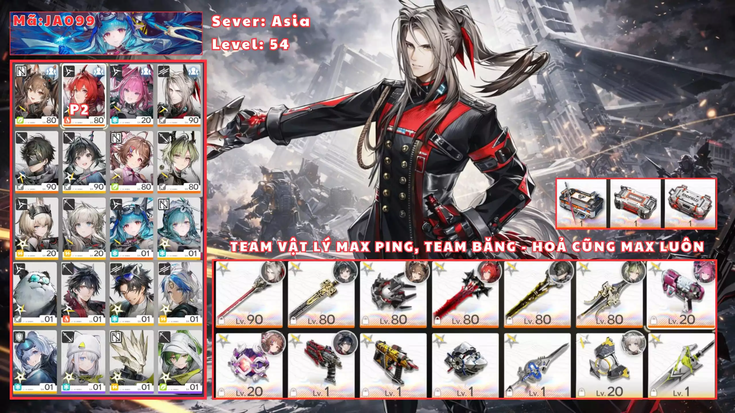 [ MÃ JA99: SIÊU PHẨM TEAM VẬT LÝ MAX ] LEVIATHAN P2W1, YVONNE TRẤN, GILBERTA TRẤN, POG, LIFENG, ADELIA, EMBER, LAST RITE