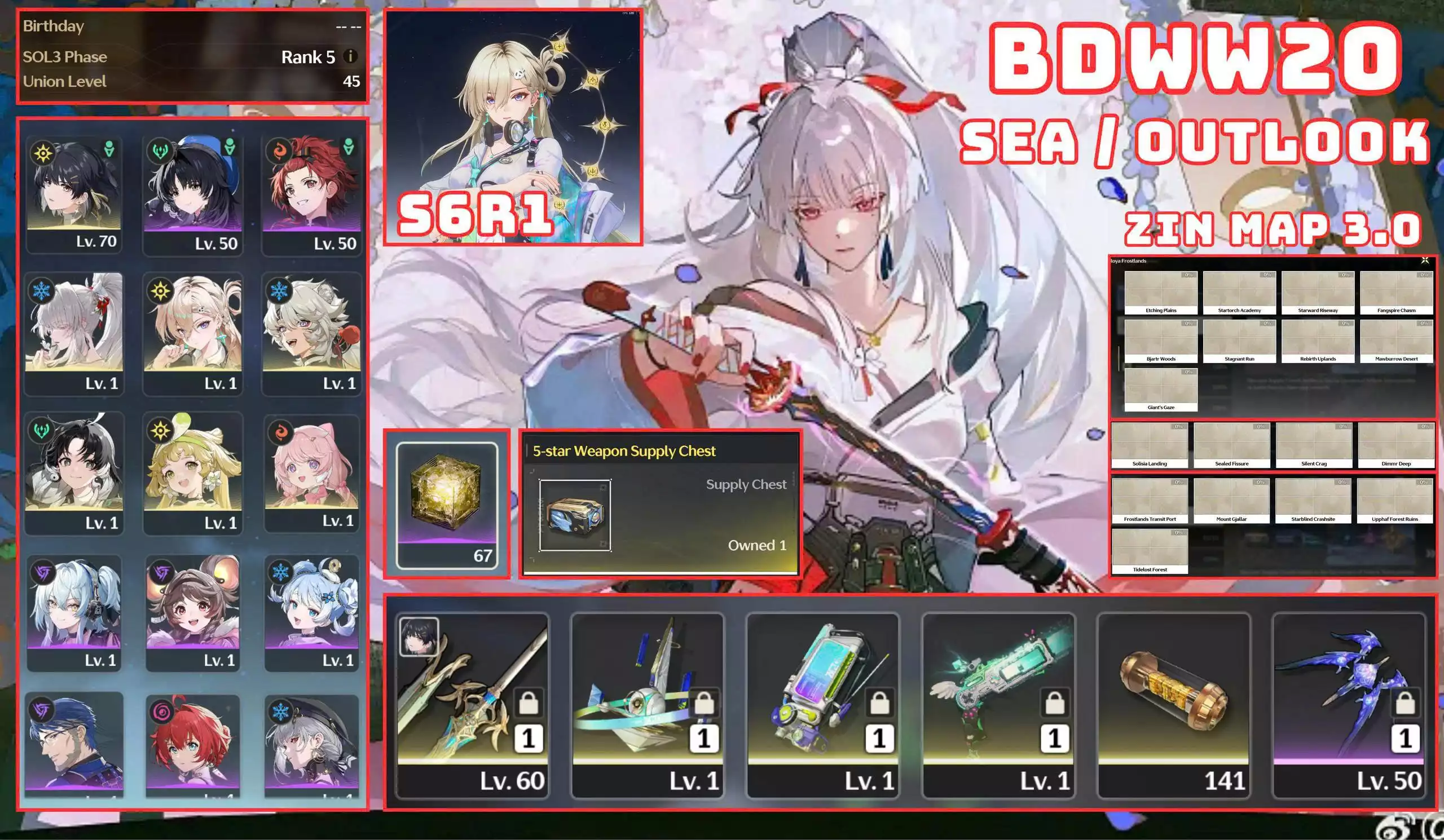 W20 - COMBO LYNAE S6R1 + HIYUKI / ZIN MAP 3.0 + 67 NHỰA