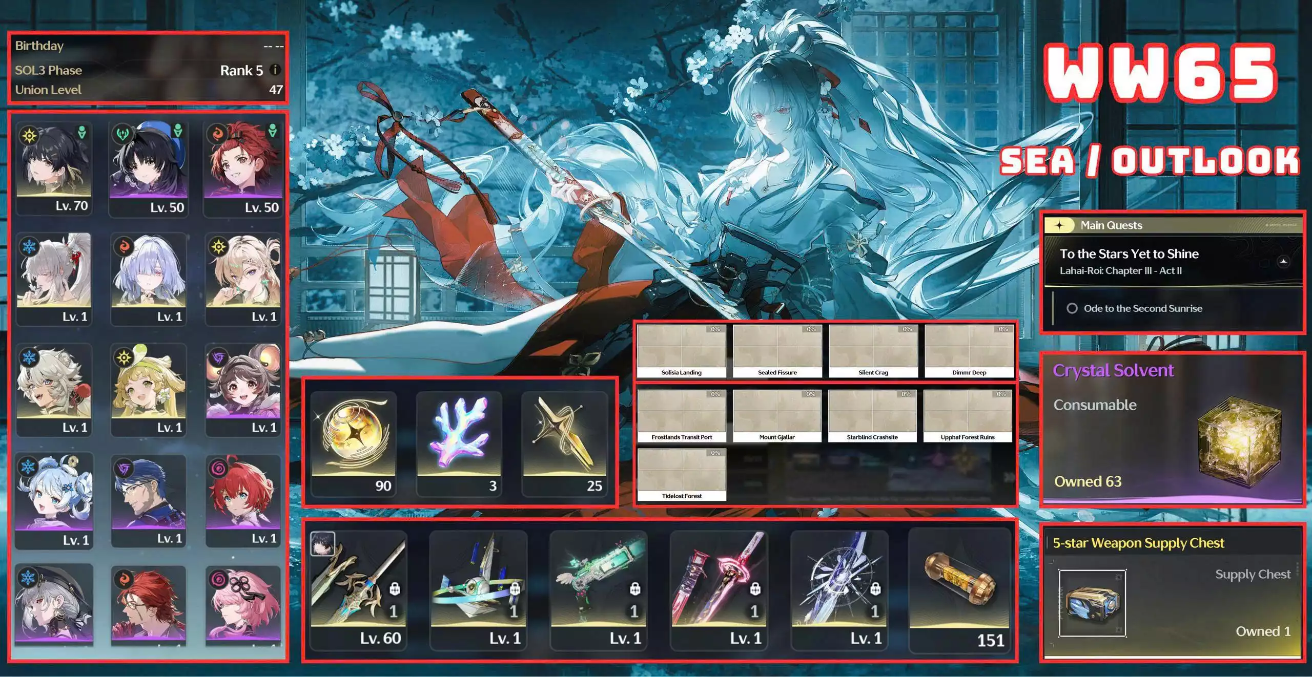 W65 - TEAM DÁT KIM CƯƠNG HIYUKI / 90 VÉ CHAR + 25 VÉ TRẤN