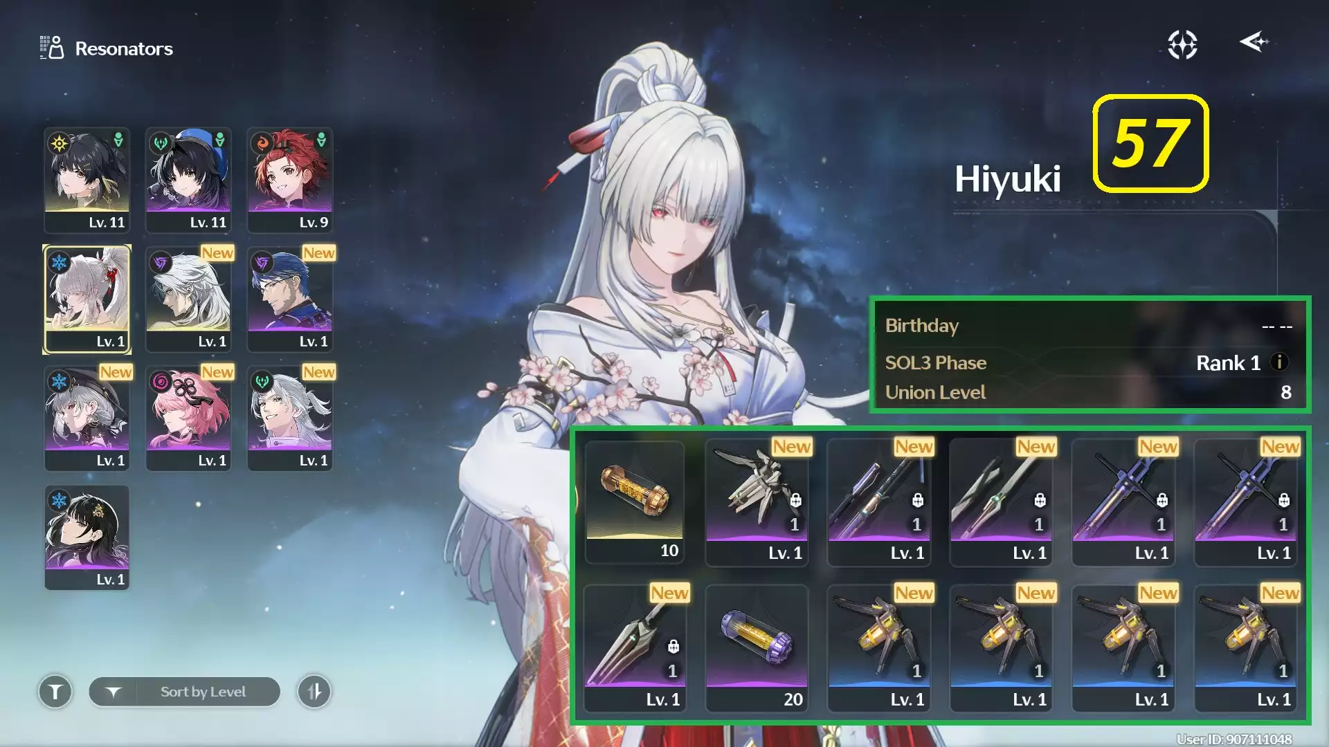 Sea - Kuro - Hiyuki ul8 hàng số lượng có hạn - Phù hợp cho ae trải nghiệm game từ đầu
