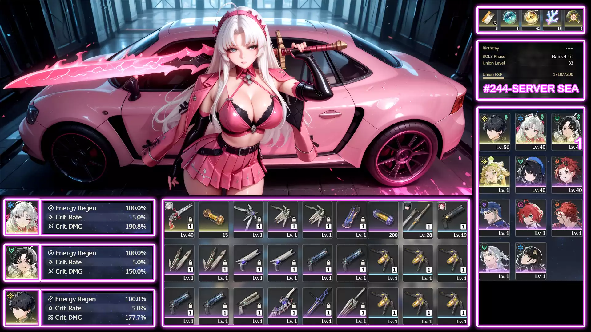 CARLOTTA TRẤN + JIANXIN C1 + VERINA , CÒN 62 ROLL LIMIT ( SEVER SEA )