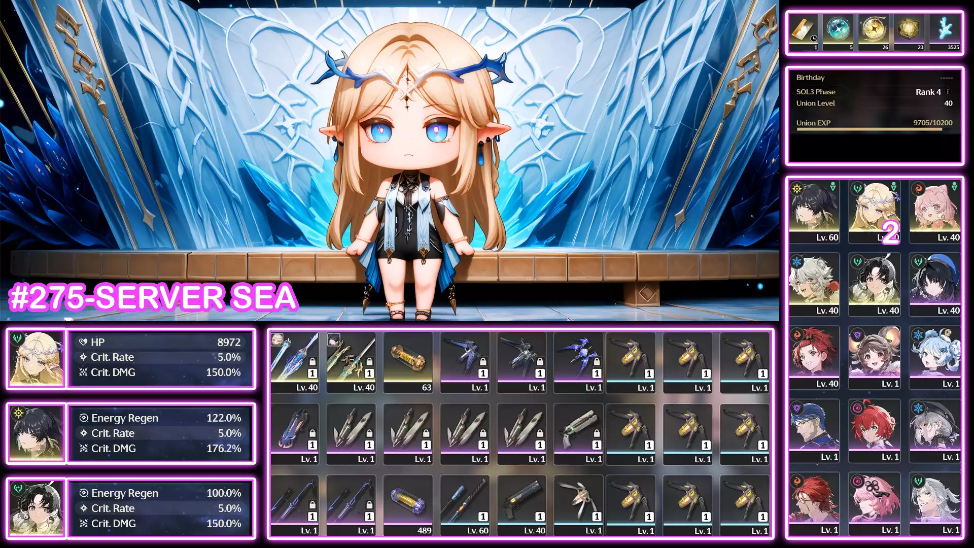 Cartethyia C2R1 + encore + lingyang + jianxin ( sever sea )