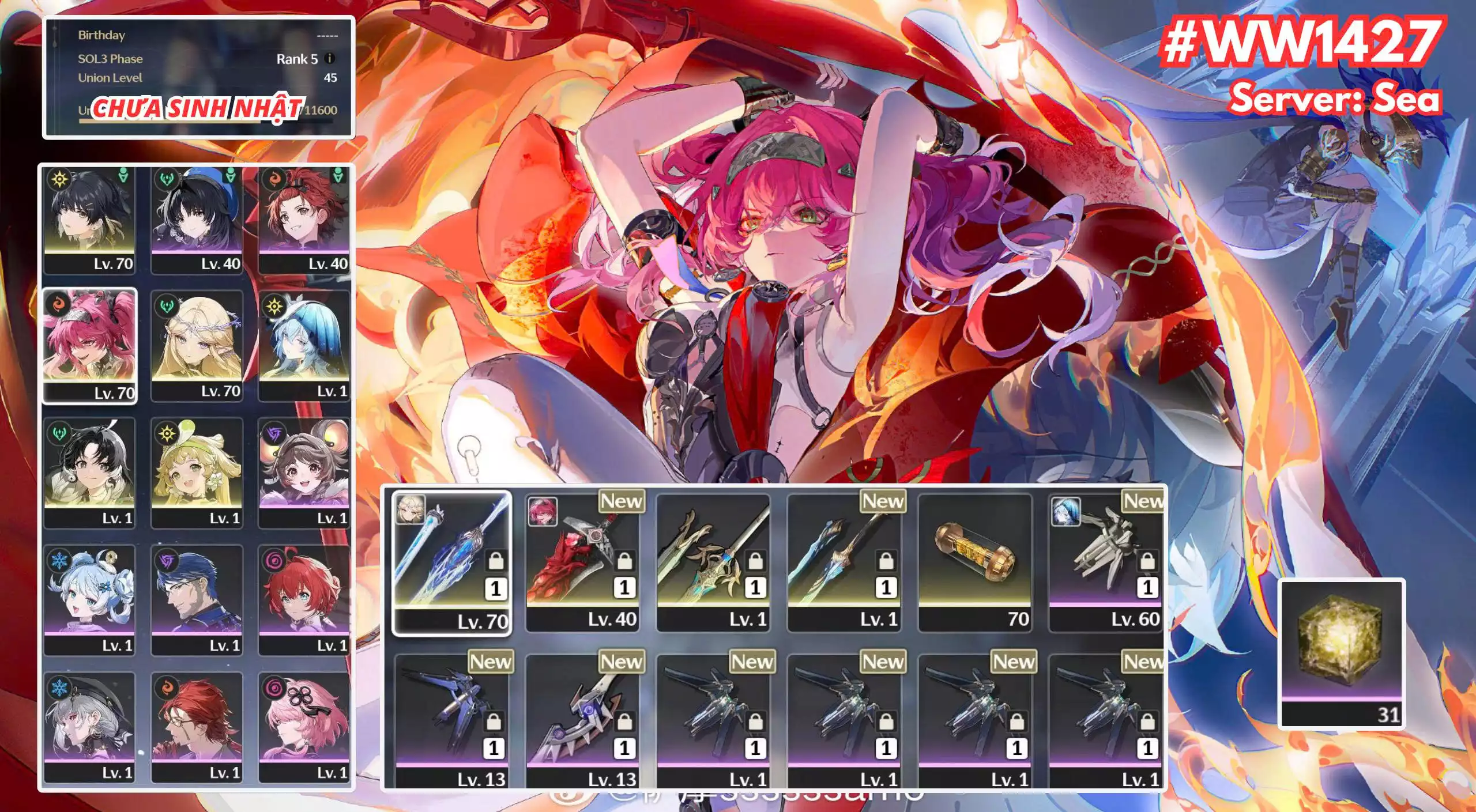 [ ACC VIP ] WW1427 SHOE + CARTERTHYIA R0A1 + LUPA R0A1