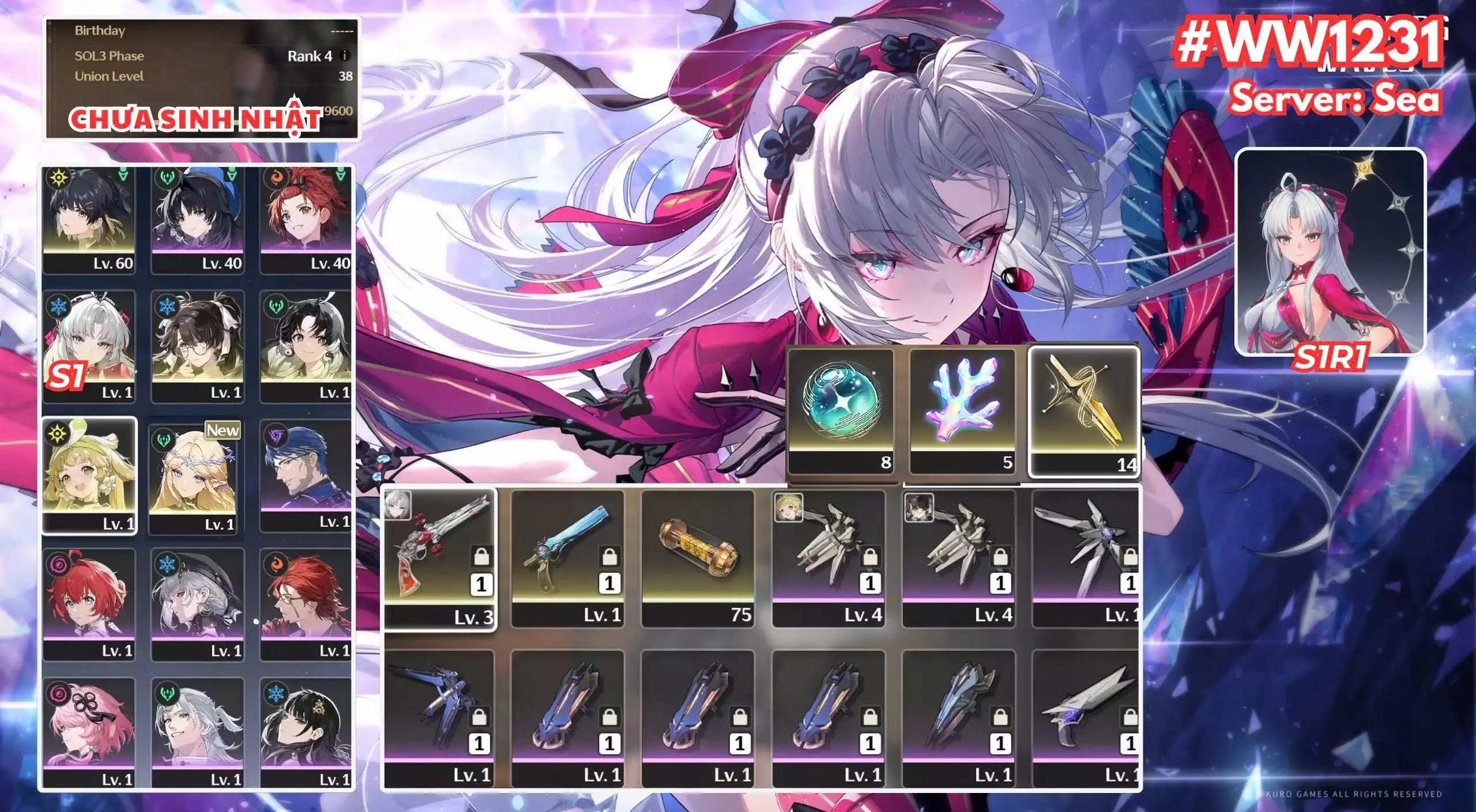 [ ACC VIP ] WW1231 Zhezhi + CARLOTTA R1A1 + CARTETHYIA