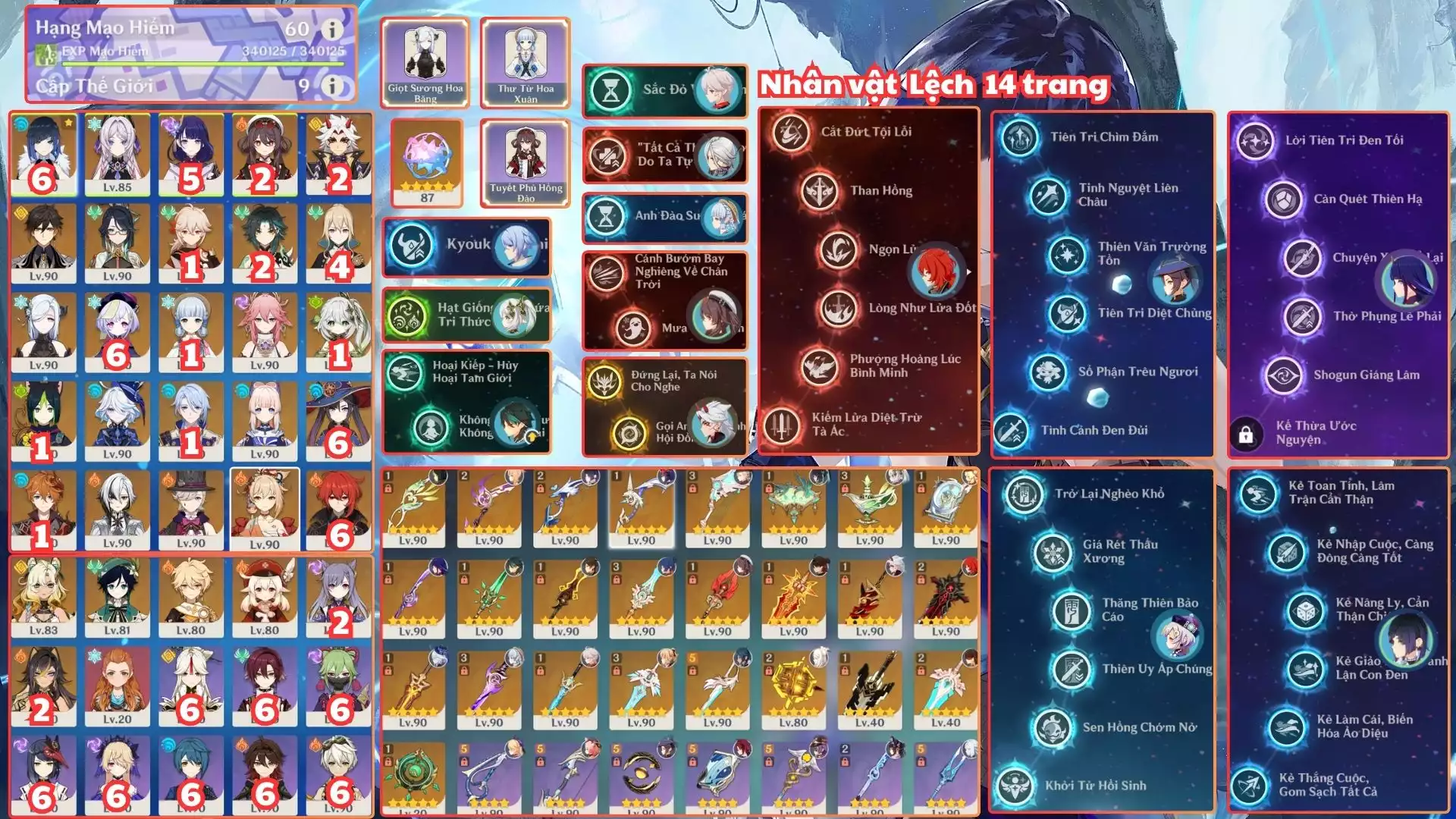 Ảnh acc Genshin